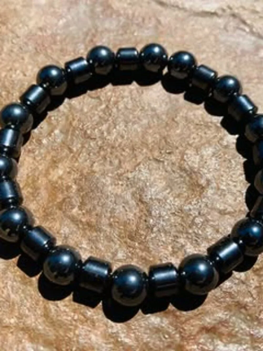 African Hematite Bracelet - Pain, Relief, Healing Recovery